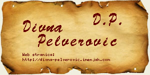 Divna Pelverović vizit kartica